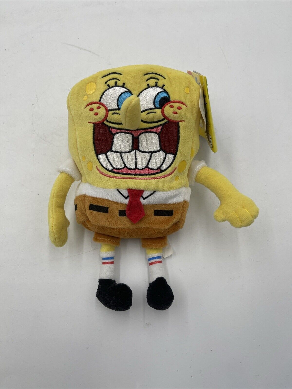Nickelodeon 2009 SpongeBob SquarePants Big Smile Toy Stuffed Plush New NWT