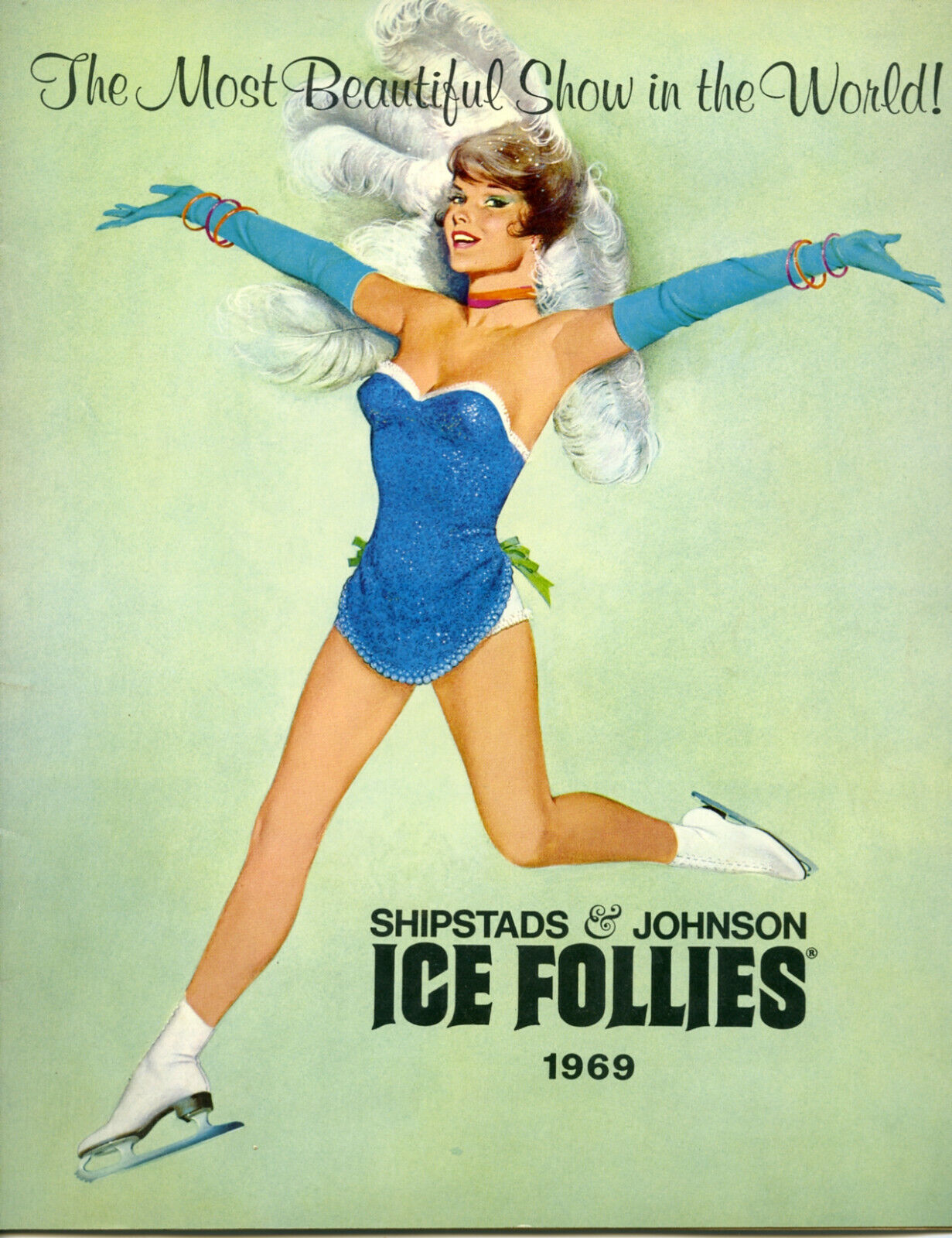 1969 Shipstads & Johnson Ice Follies Program Peggy Fleming Color