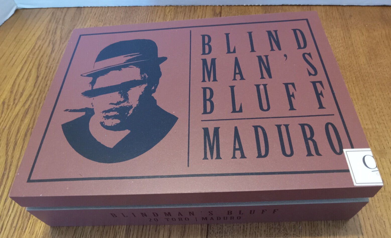 BLIND MAN\'S BLUFF MADURO MANO Wood Empty Cigar Box