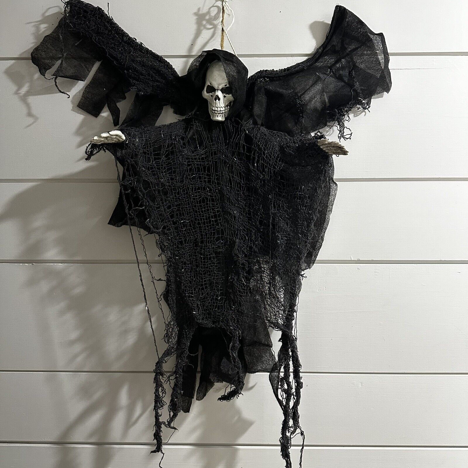 Vintage Grim Reaper Halloween Decoration Spooky