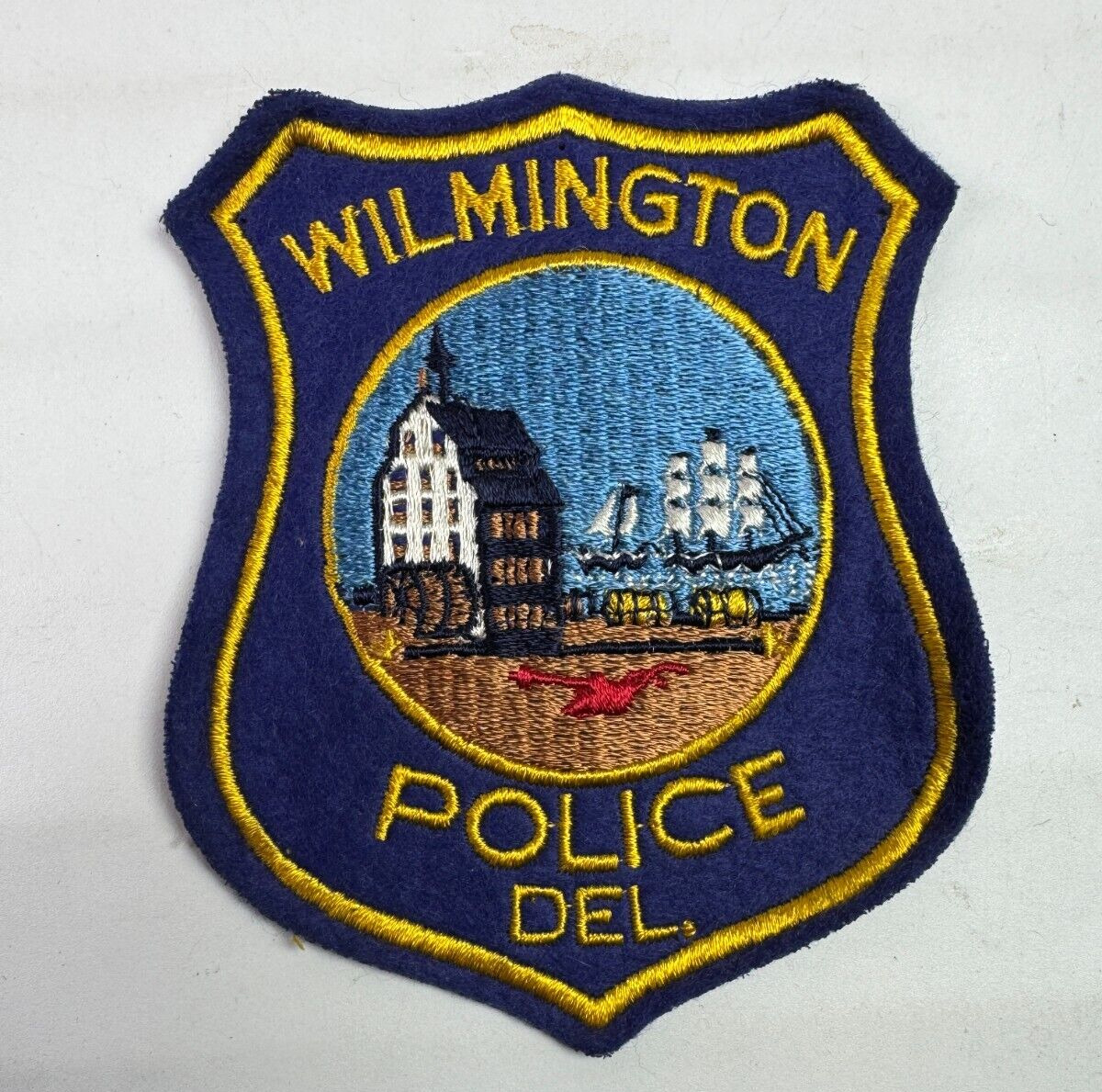 Wilmington Police Delaware DE Felt Patch B5A