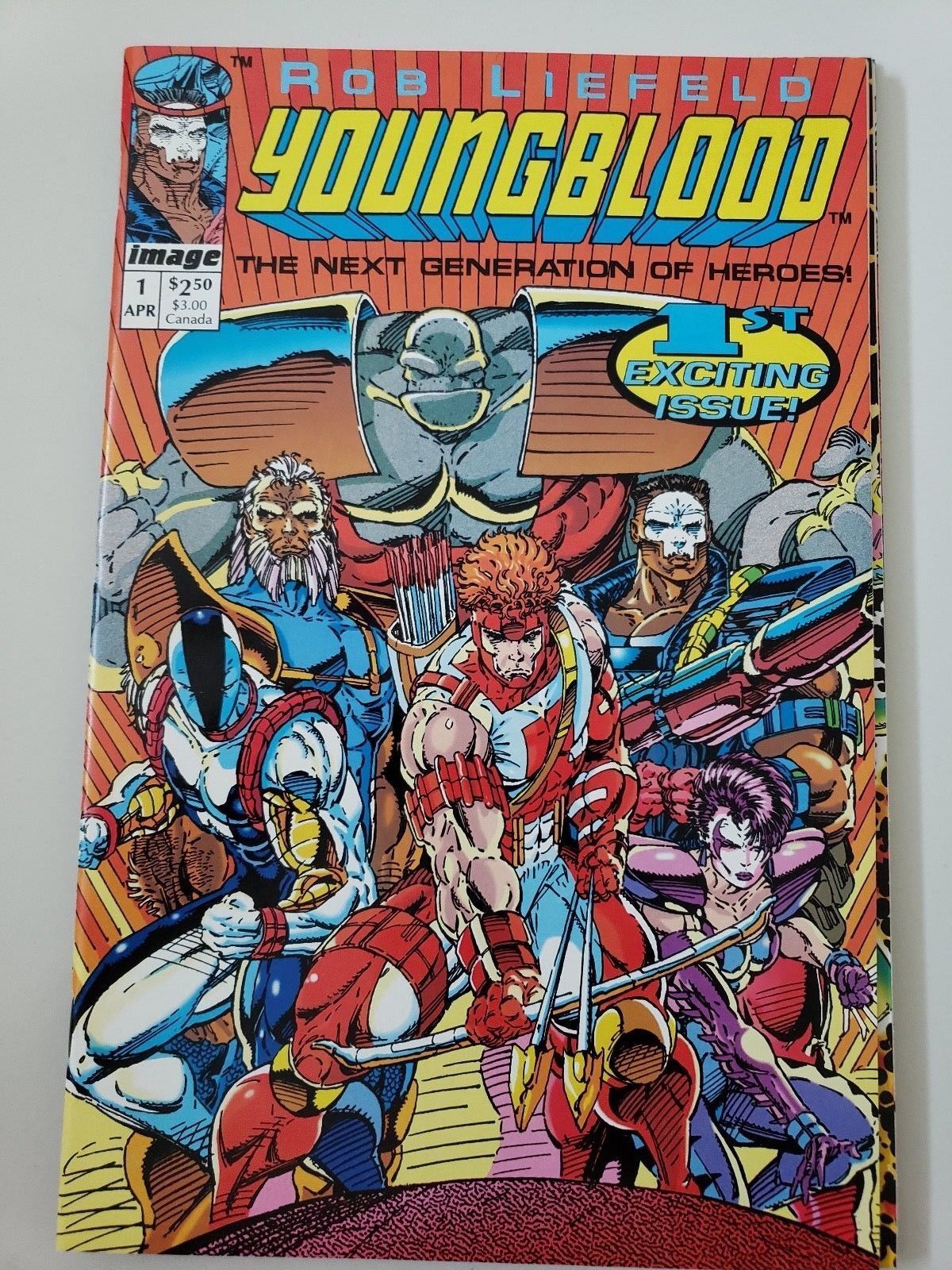 YOUNGBLOOD #1 (1992) IMAGE ROB LIEFELD 1ST APPEARANCE SHAFT CHAPEL BADROCK