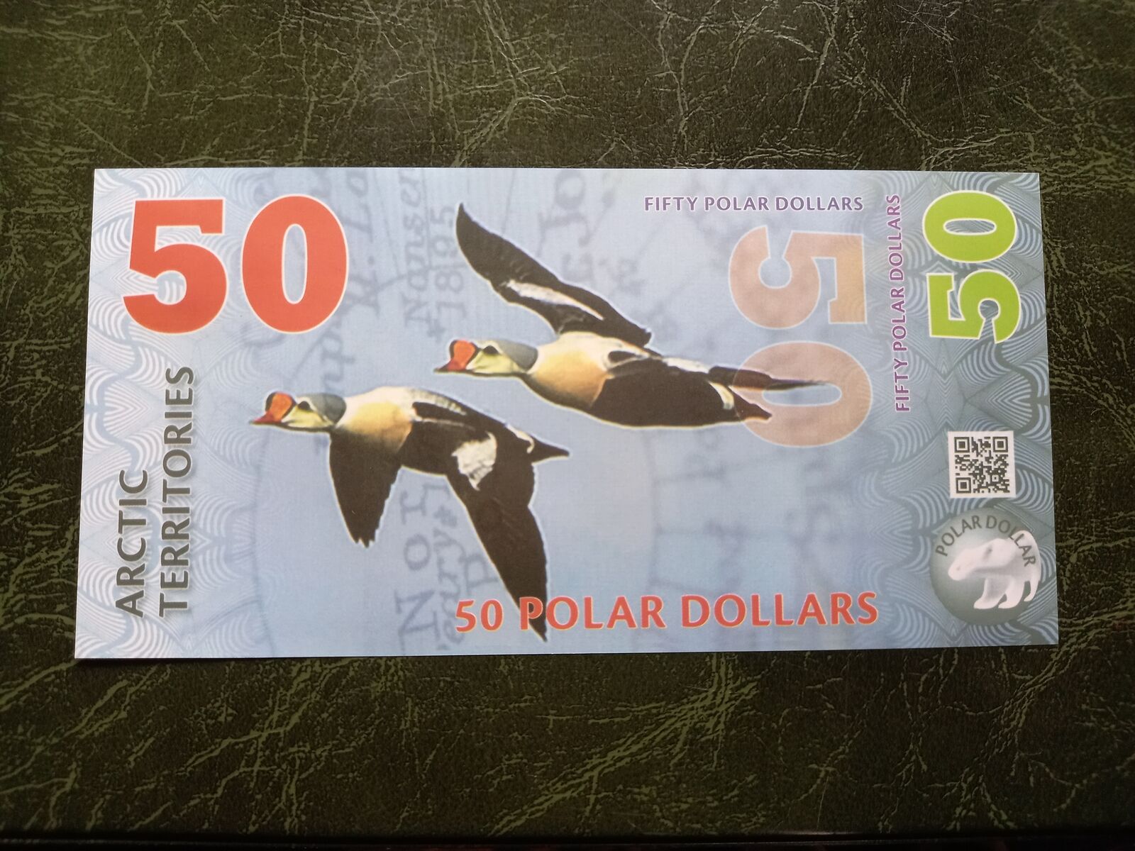 ARCTIC $ 50 Dollars Fun Banknote 2017