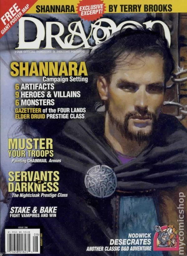 Dragon Magazine #286 FN 2001 Stock Image