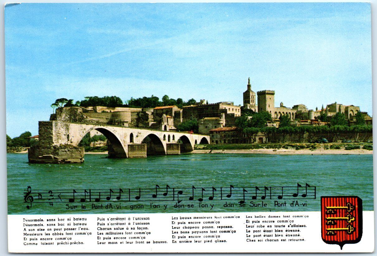 Postcard - Pont Saint-Bénézet, City Of The Popes - Avignon, France