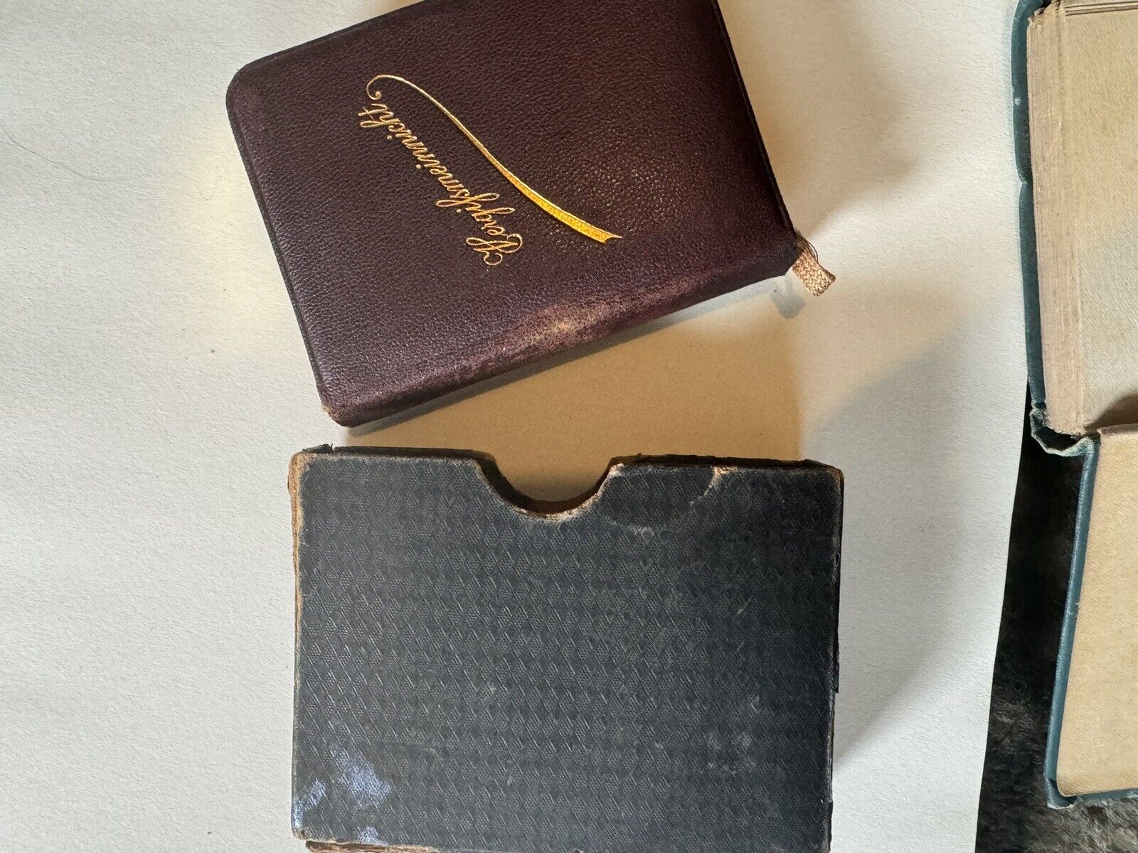 Antique 1879 German Holy Bible - Leather - Pocket Size