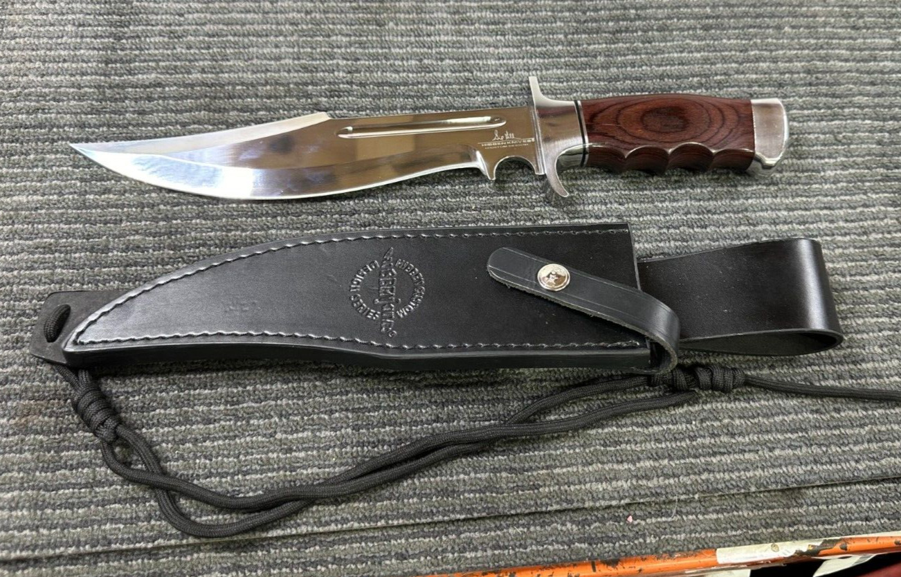 Gil Hibben Legionnaire Bowie Knife II Full Tang With Leather Belt Sheath GH5068
