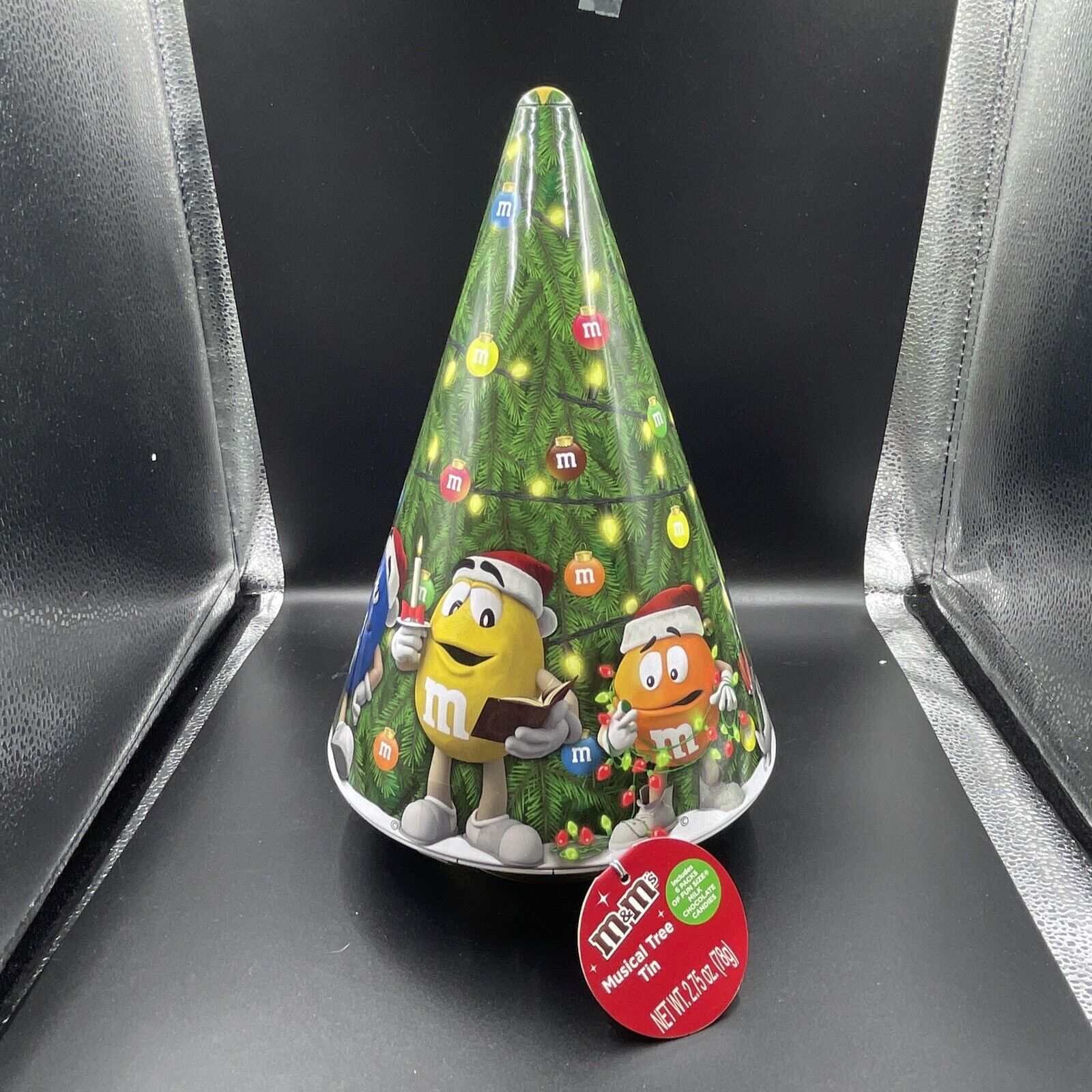 M&M’s Limited Musical Christmas Tree Tin Collectible 2017