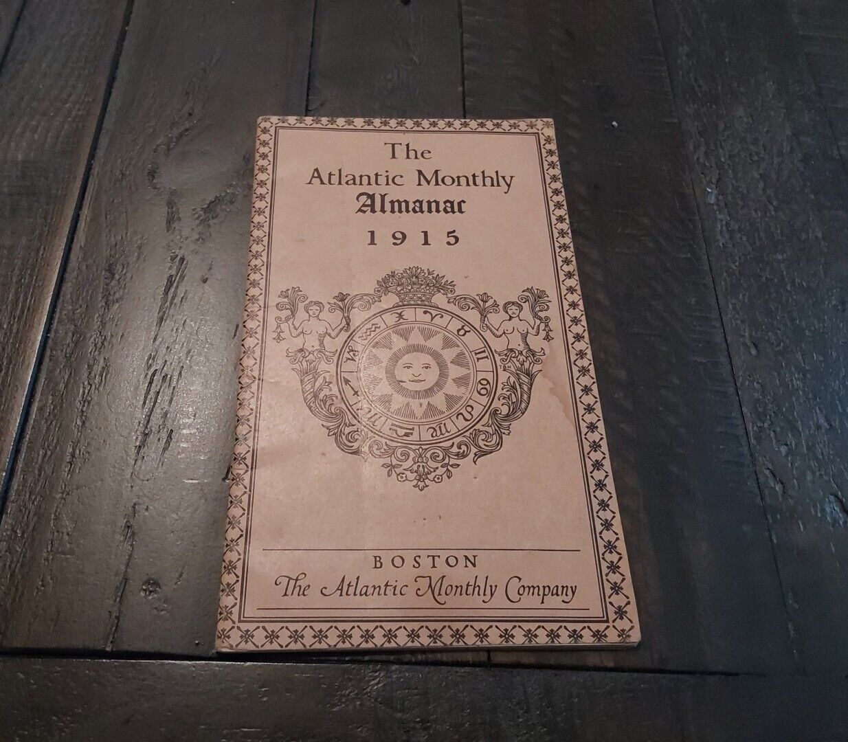 1915 THE ATLANTIC MONTHLY ALMANAC BOSTON MA ADVERTISING MAGAZINE