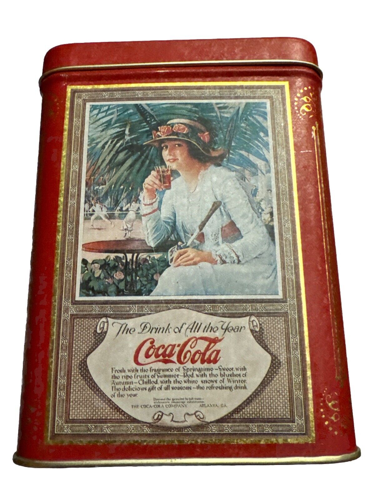 Vintage 1994 Coca-Cola Tin The Drink of All the Year