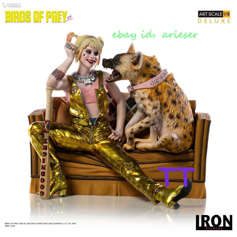 Iron Studios 1/10 Harley Quinn&Bruce Deluxe Birds Of Prey Figure Model Statue