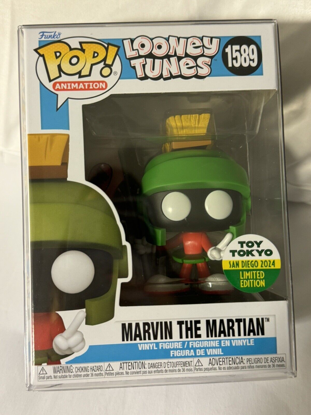 SDCC 2024 *OFFICIAL STICKER* FUNKO POP LOONEY TUNES MARVIN THE MARTIAN