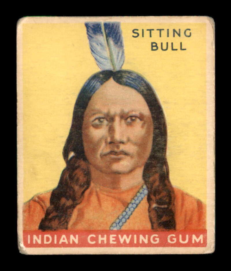 1933 Goudey Indian (192) #38 Sitting Bull  (192) G X3060606