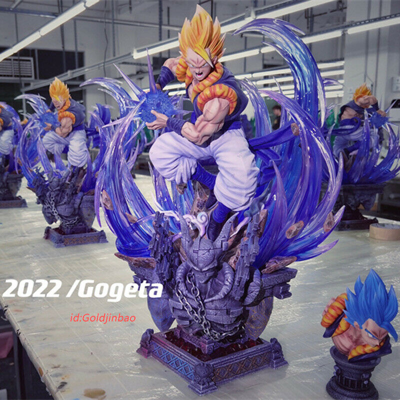 YunQi Studios Dragon Ball Gogeta Resin Model Painted Statue In Stock H44cm Led