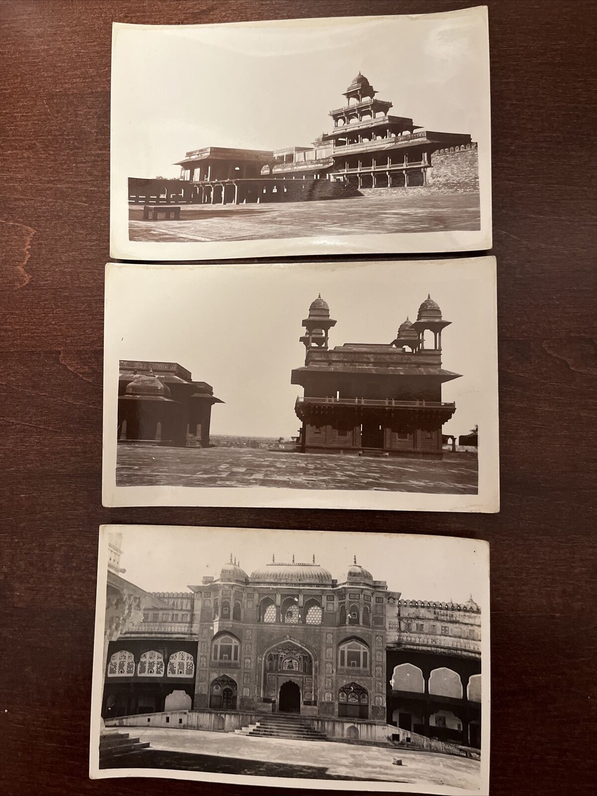 Vintage Jaipur India Black And White Postcards 