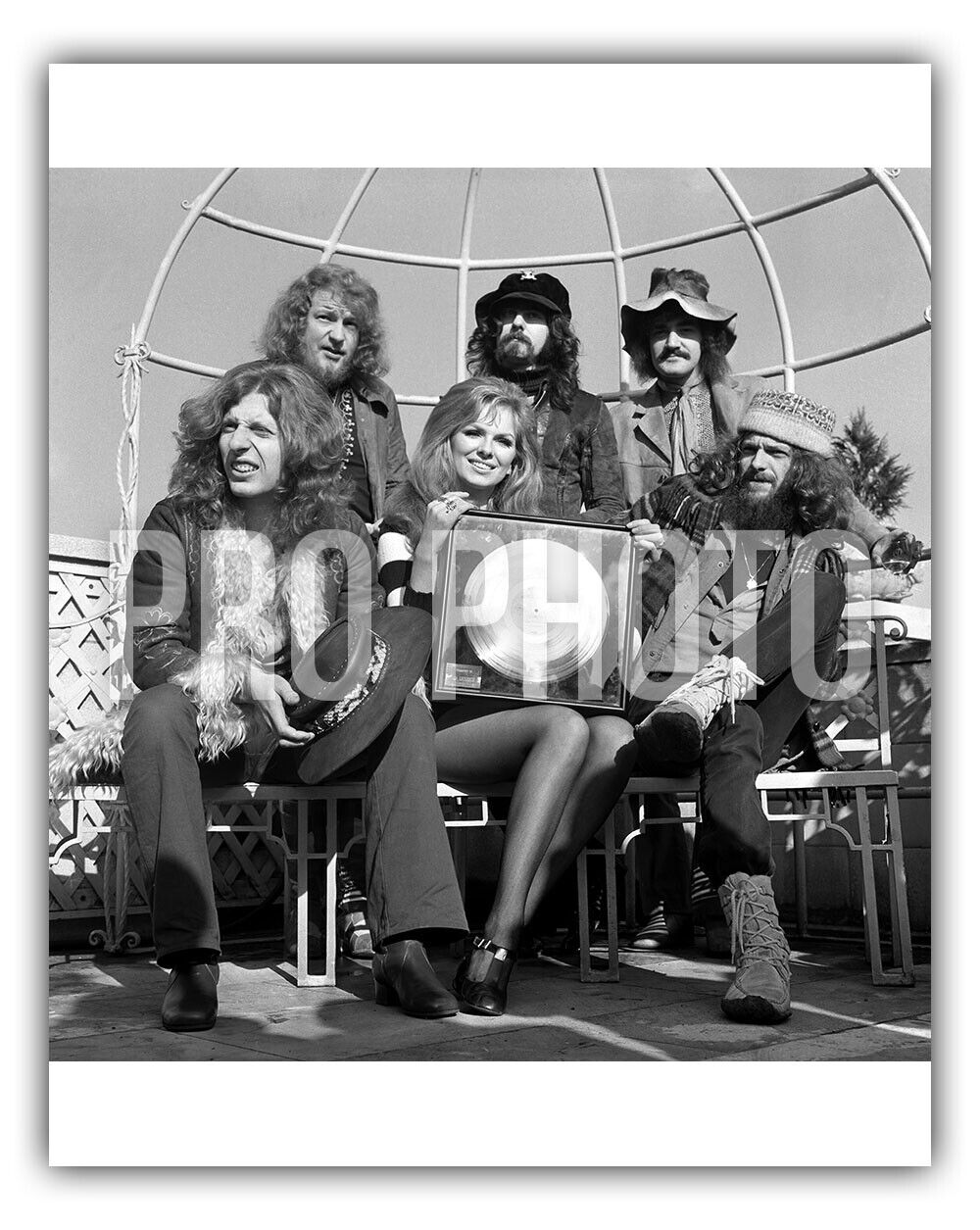 Publicity Photo Sexy Julie Ege 1971 Busty Blond Presents Jethro Tull Gold Record