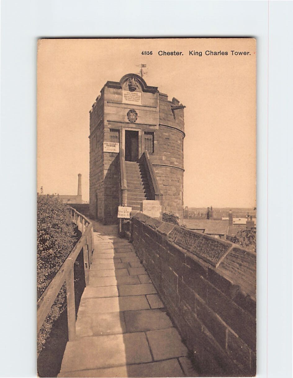 Postcard King Charles Tower Chester England