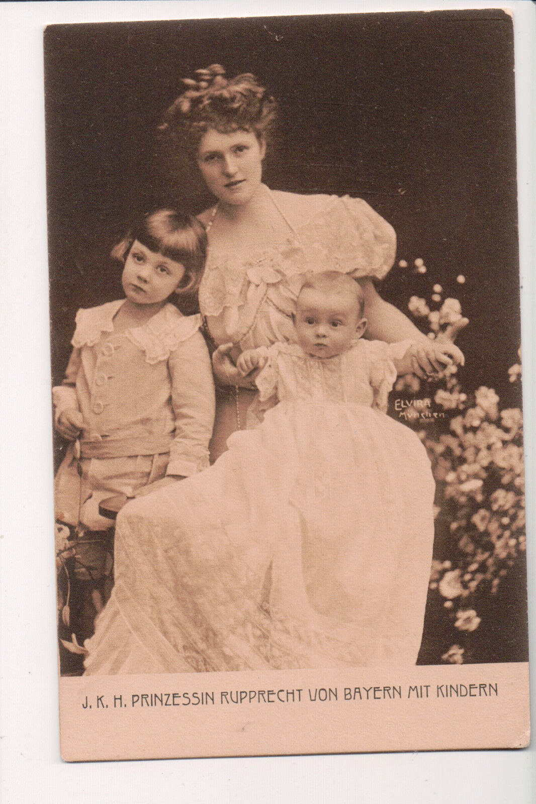 Vintage Postcard Duchess Marie Gabrielle in Bavaria Crown Princess Rupprecht 