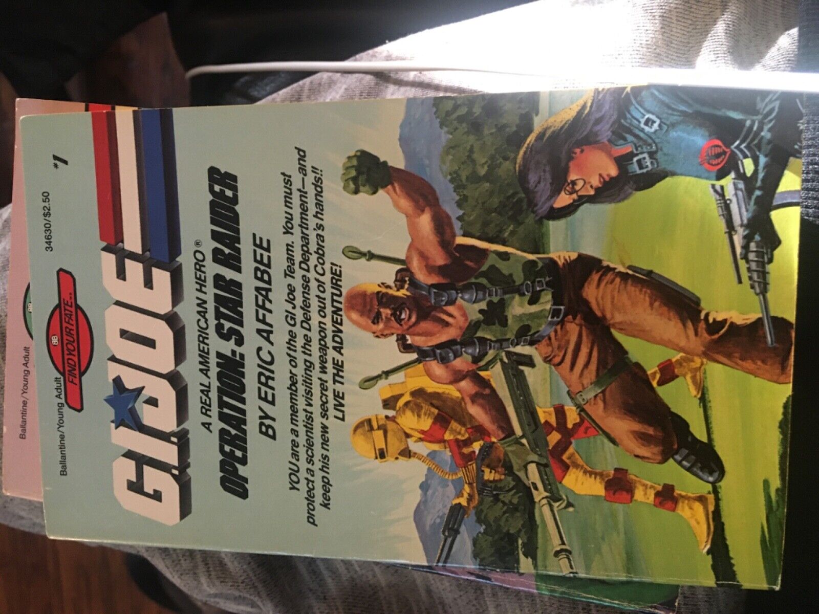 g.i. joe find your fate 1985 book collection 1,2,3,4