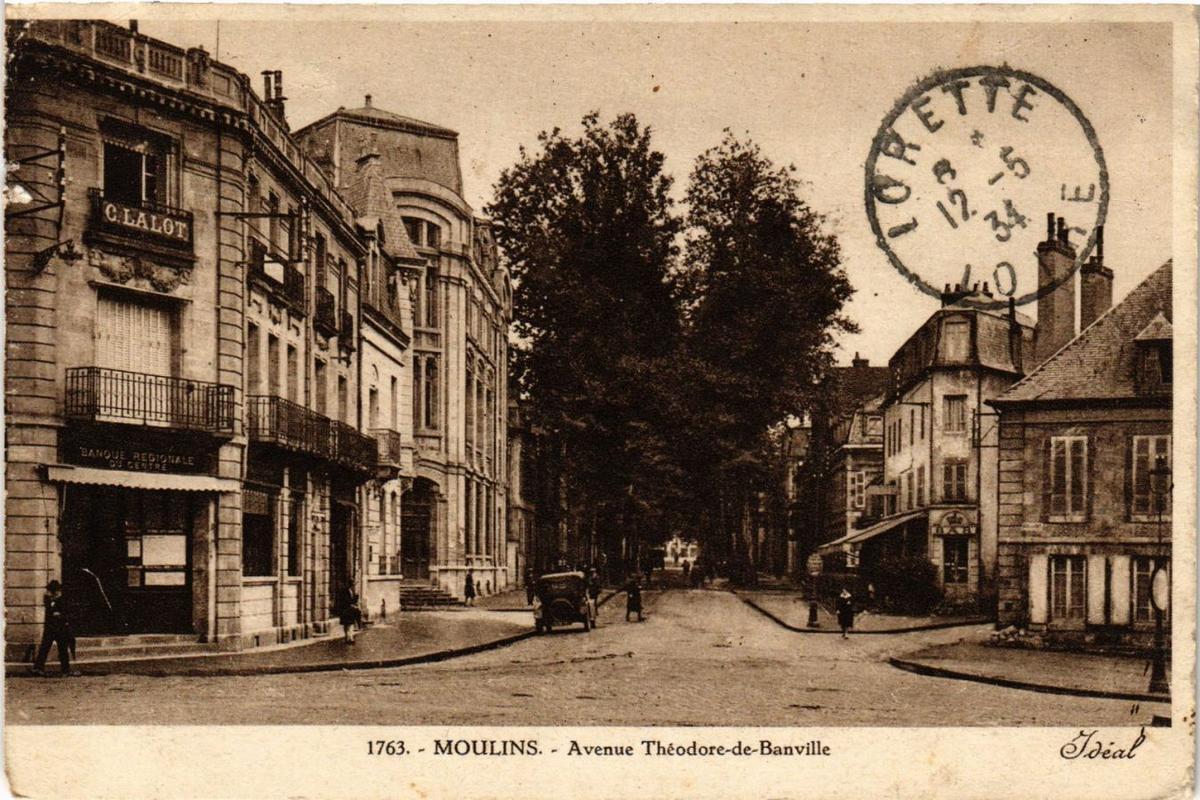 CPA MOULINS Avenue Théodore de Banville (683841)