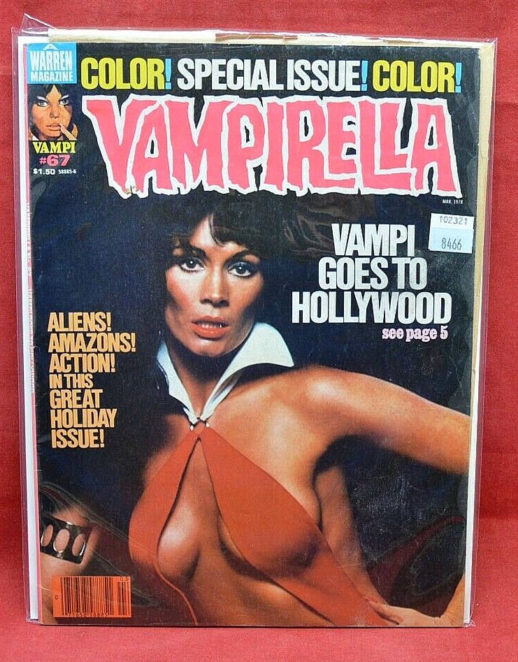 Vampirella #67 Warren Magazine Vampi goes to Hollywood Color Bronze Age 8466