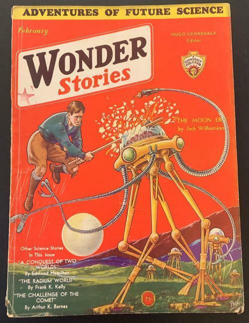 Wonder Stories Feb 1932 Frank R. Paul Cvr; Jack Williamson;