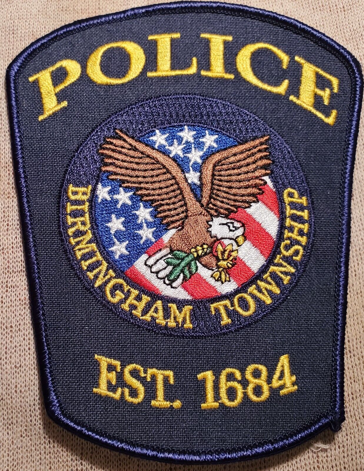 PA Birmingham Twp. Pennsylvania Police Shoulder Patch