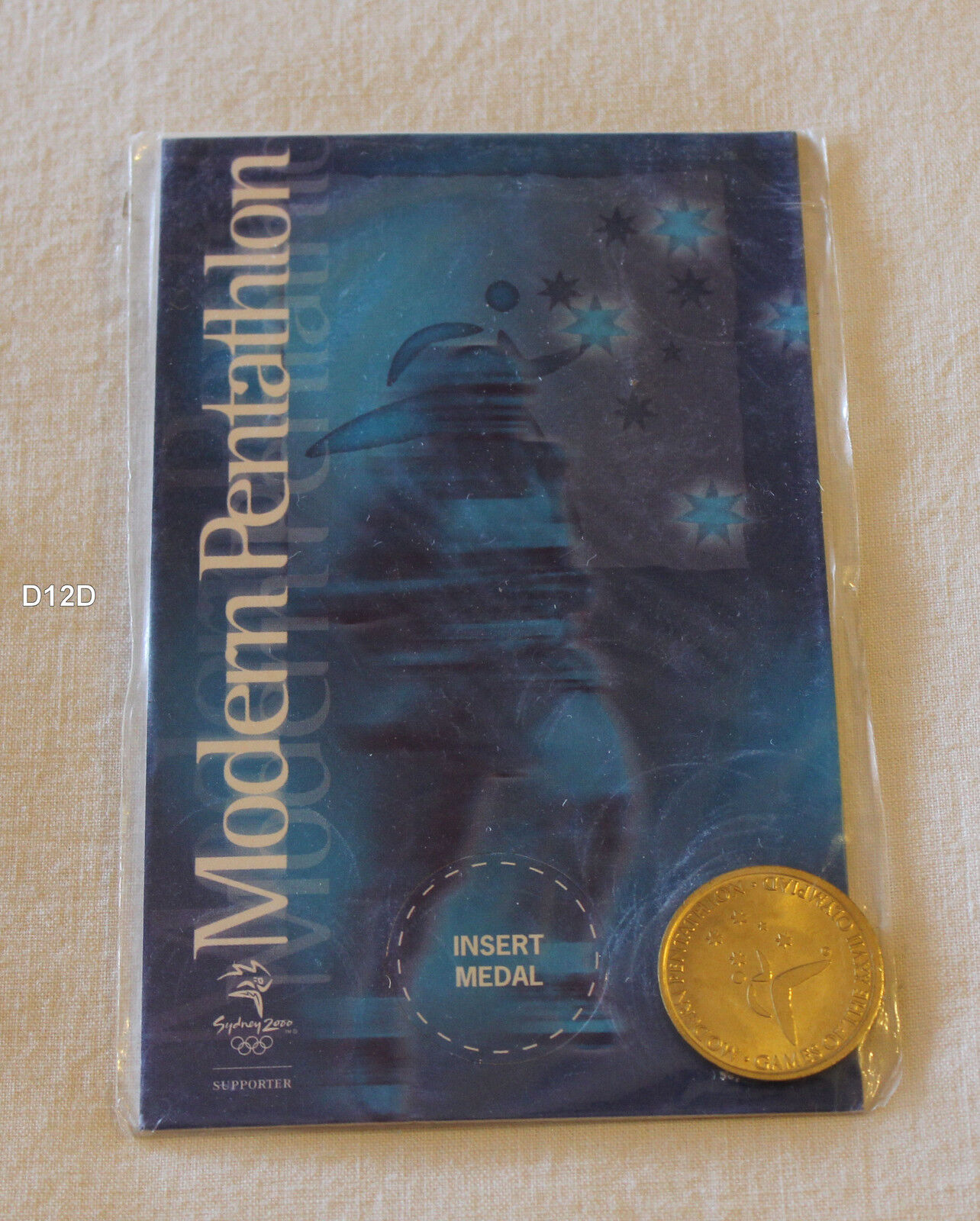 Modern Pentathlon Sydney 2000 Olympic Games Shell Commemorative Medallion New