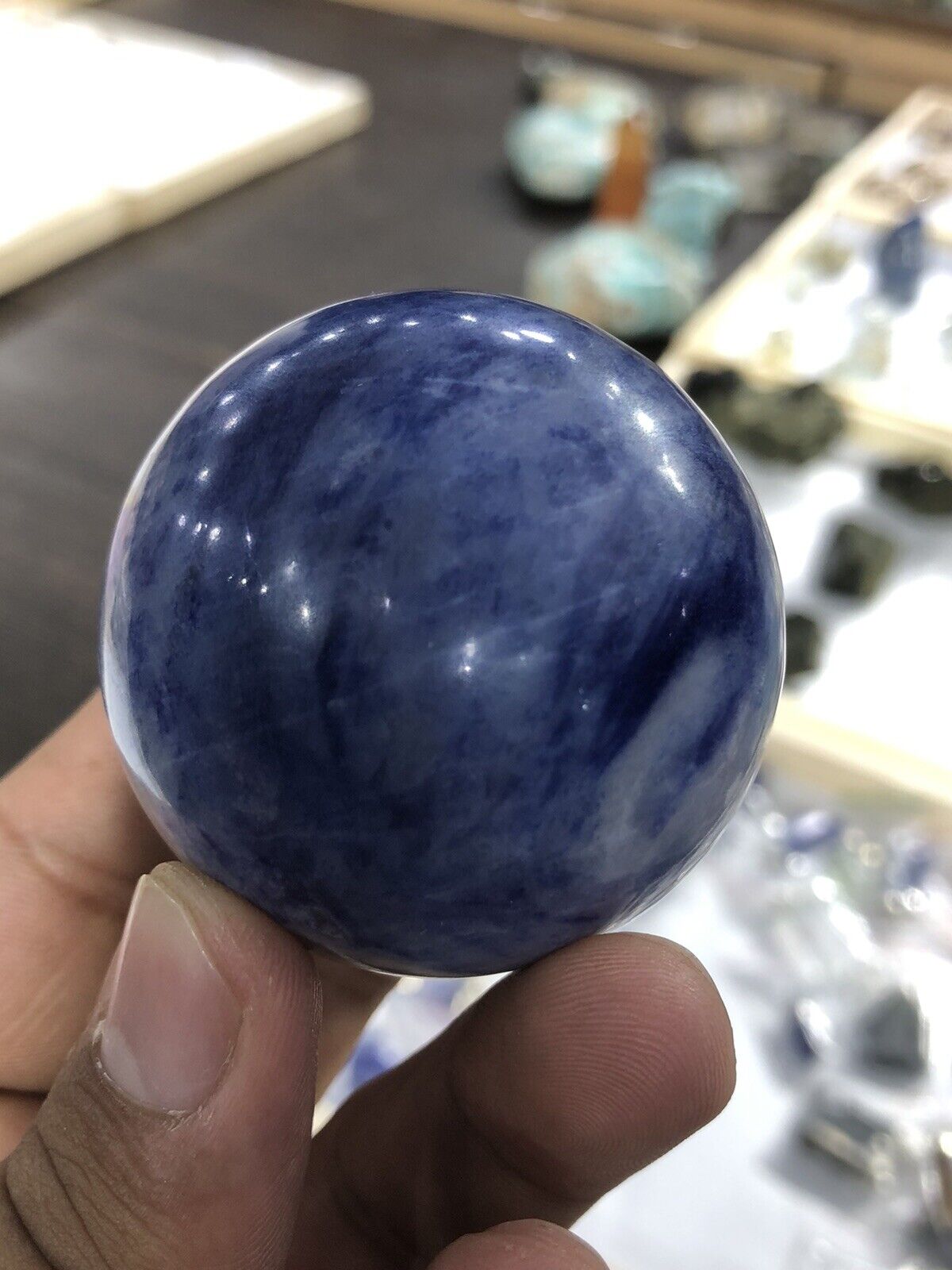 Natural Afghanite Sphere healing crystal /Afghanistan 192 gram