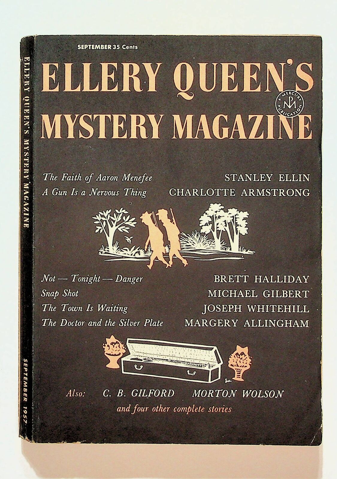 Ellery Queen's Mystery Magazine Vol. 30 #3B FR 1957 Low Grade