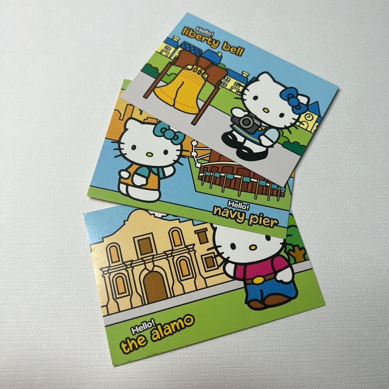HELLO KITTY USA State Figure Trading Cards Lot of 3     