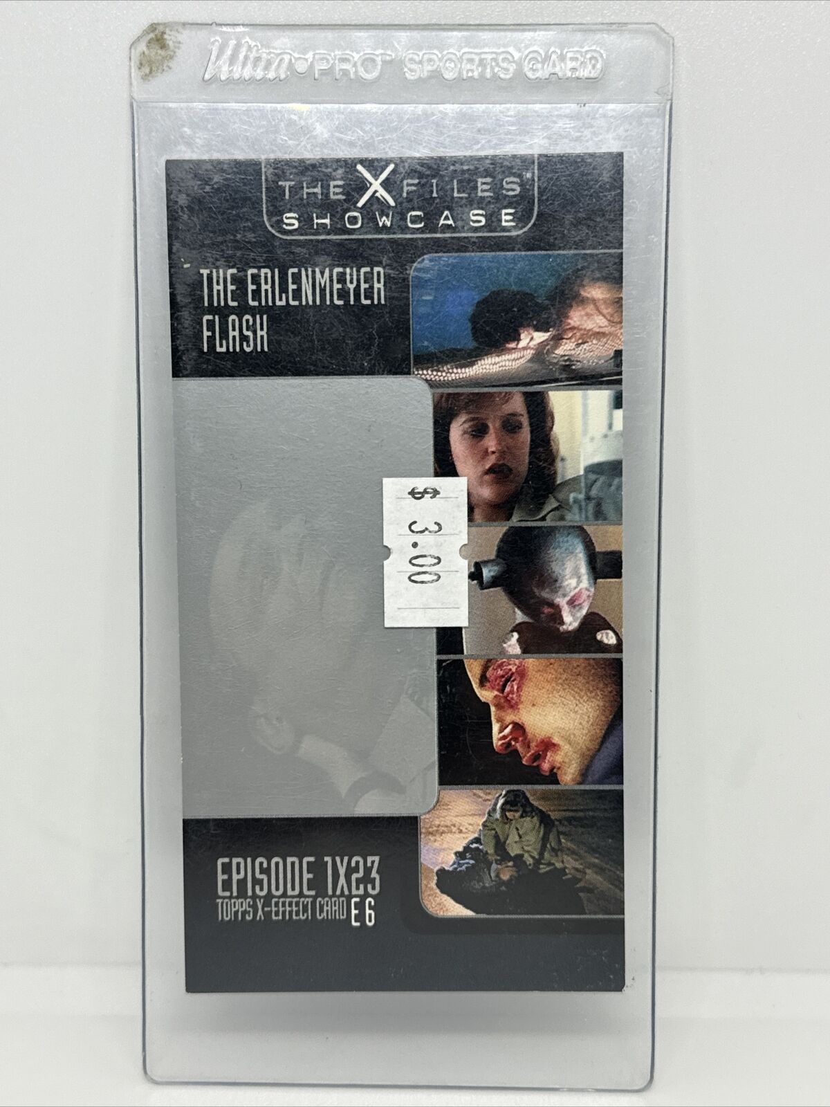 THE X-FILES SHOWCASE WIDEVISION 1997 TOPPS X-EFFECT INSERT CARD E6 TV