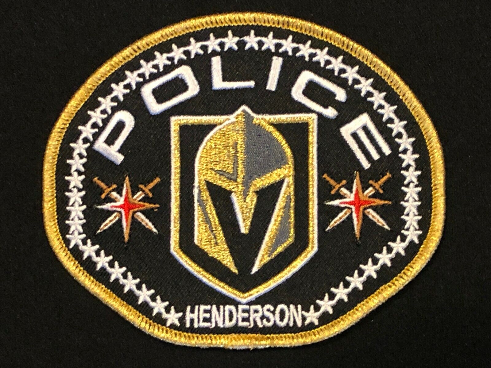 Las Vegas Golden Knights Police Patch - Henderson - HPD - SWAT NHL Hockey