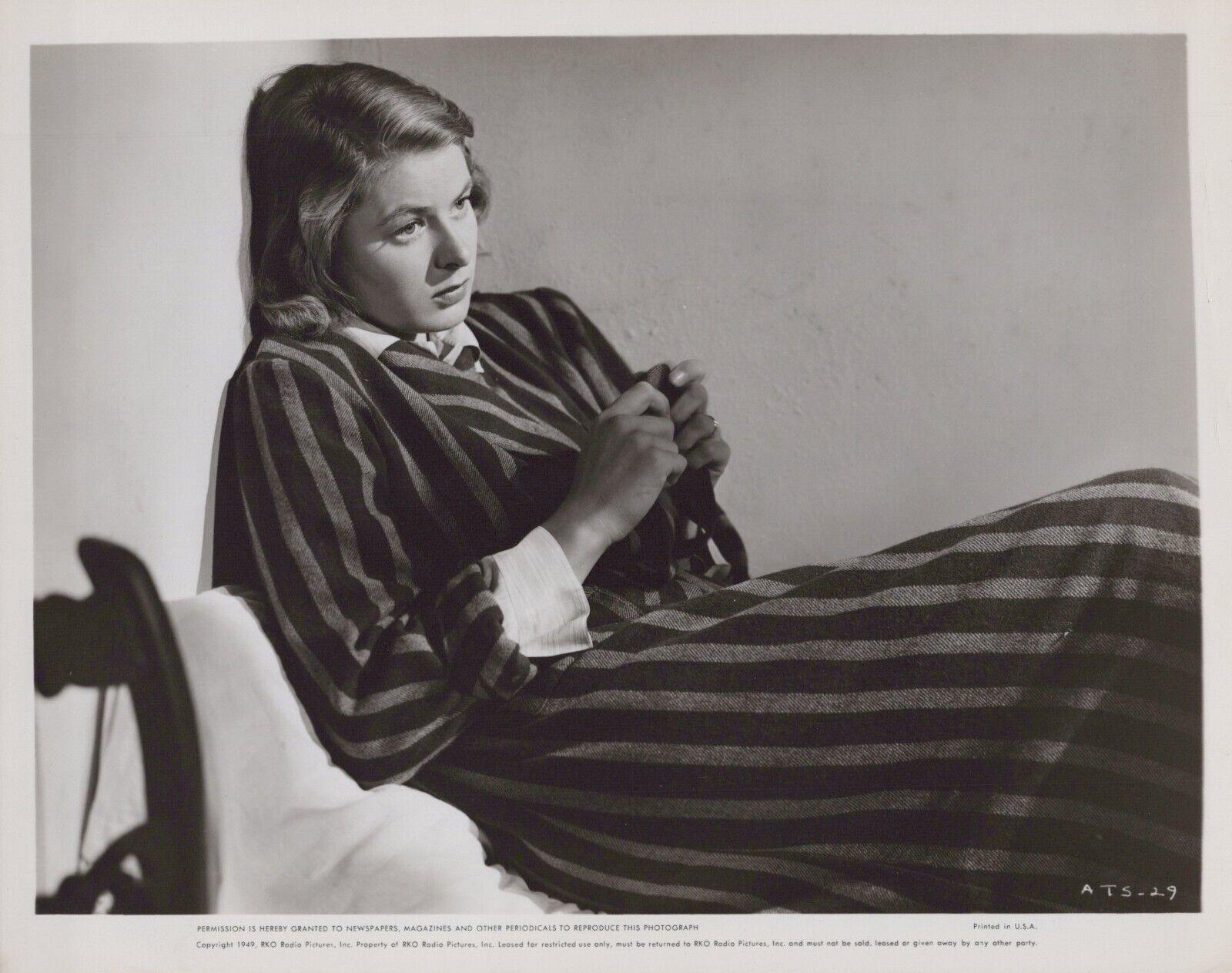 Ingrid Bergman (1949) ❤ Hollywood beauty - Bombshell Vintage Movie Photo K 255