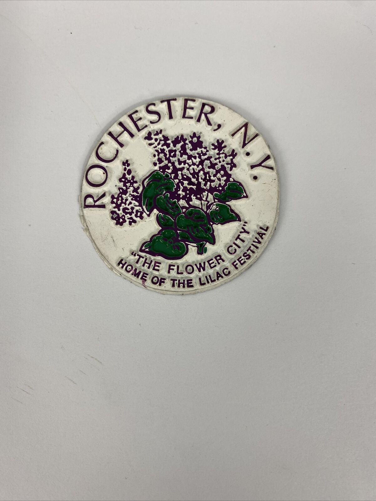 Rochester NY New York The Flower City Lilac Festival Refrigerator Magnet