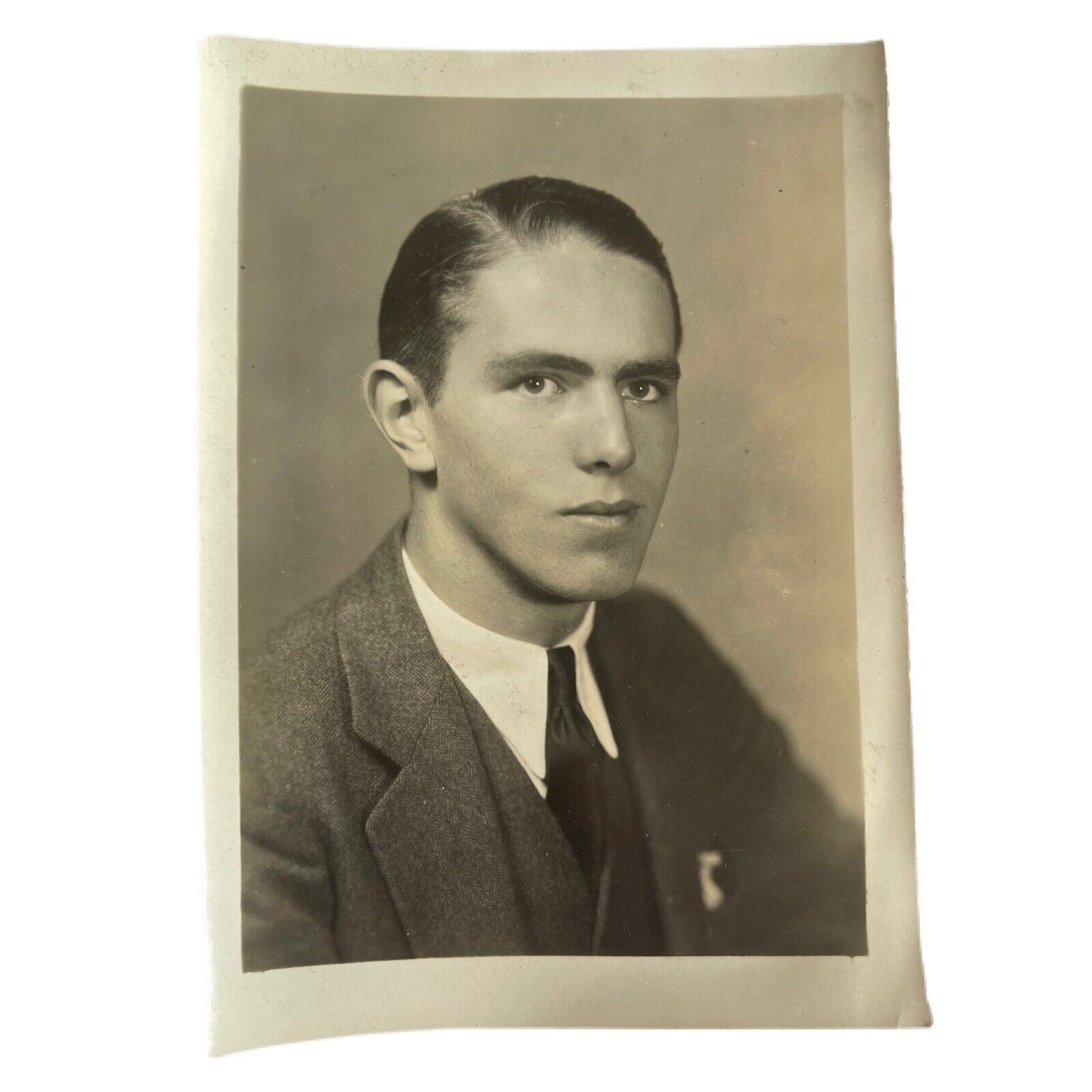 Male Photo Portrait Gilman School Cynosure Yearbook CDV Snapshot Vintage Found