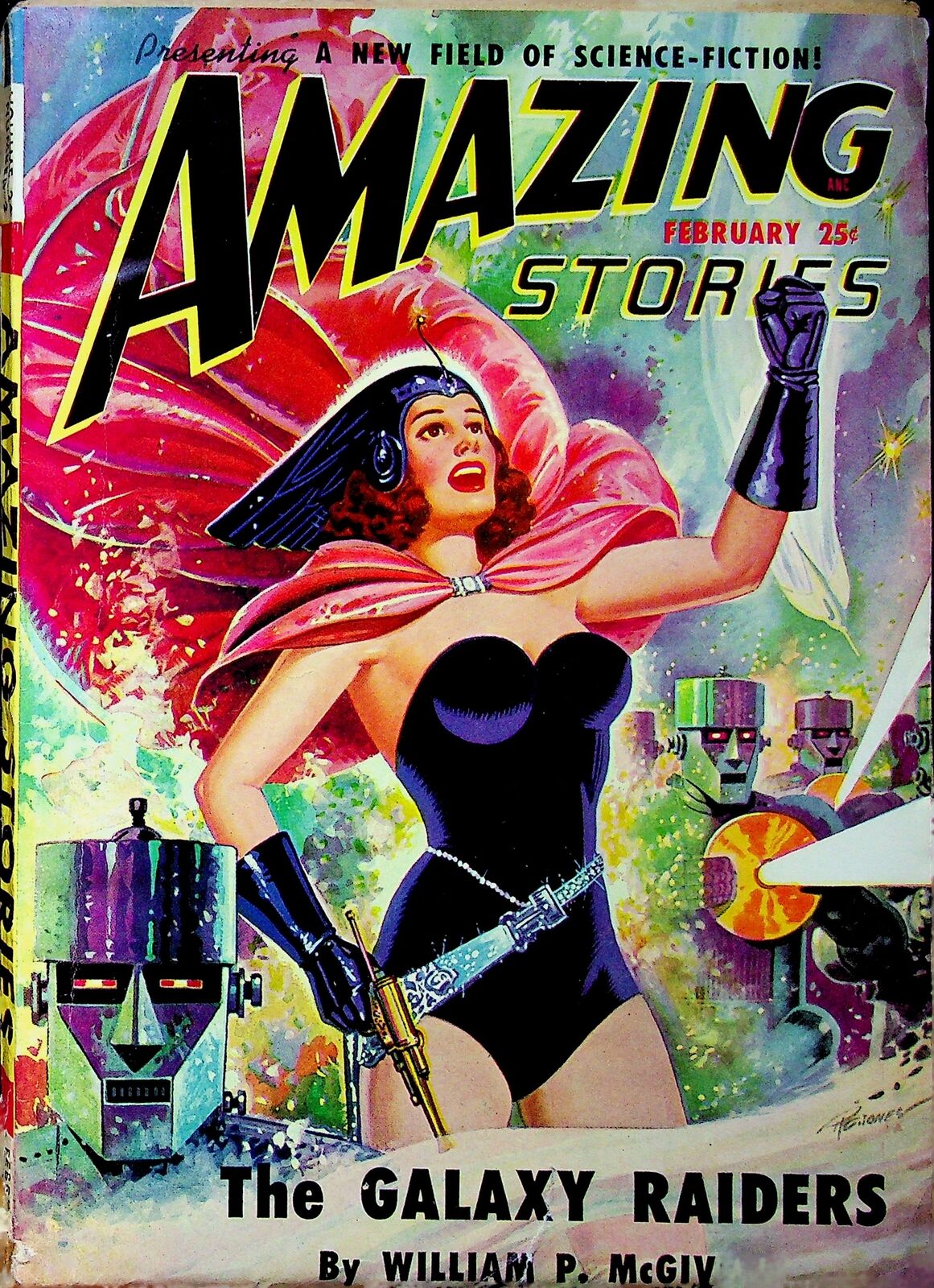Amazing Stories Pulp Feb 1950 Vol. 24 #2 VG