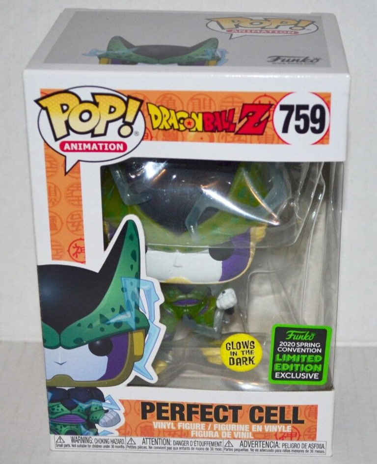 Funko POP Animation Dragon Ball Z Perfect Cell #759 ECCC 2020 Exclusive MINT🔥