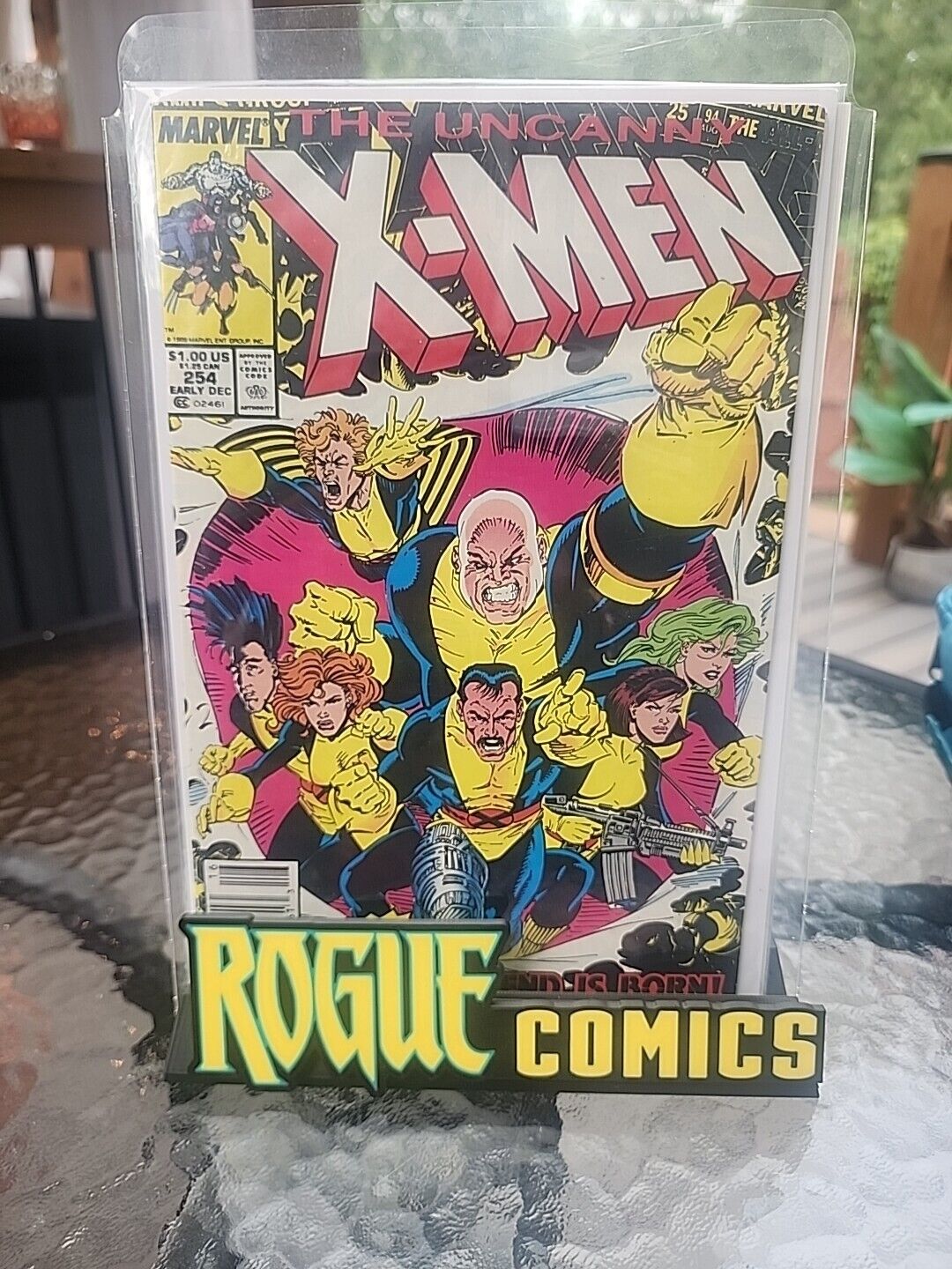 Uncanny X-Men Vol 1981 #254 11/89 Newsstand / Mark Jewelers * RARE    CGC  It