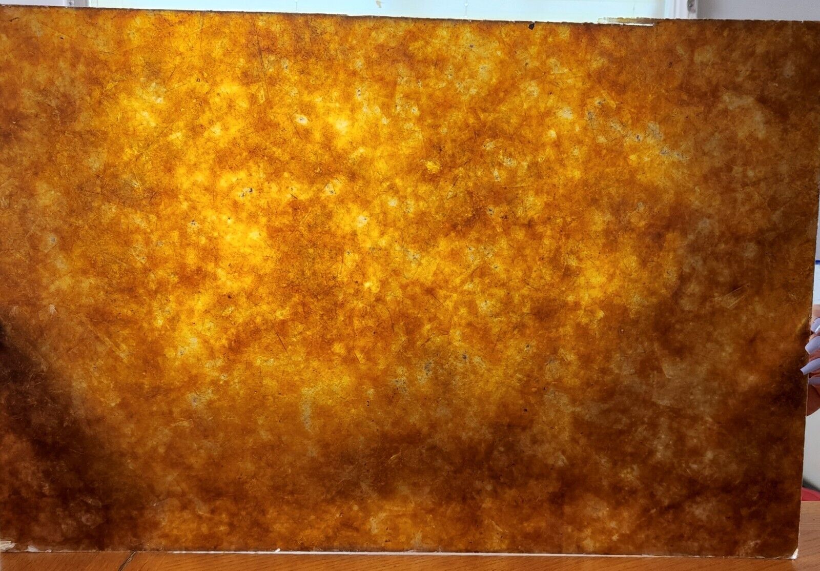 Amber Mica Sheet 26 Inches x 17 Inches  x .030