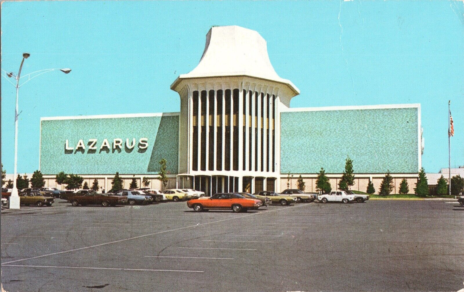 Postcard Lazarus Lima Department Store Lima Mall Lima OH 1960s *