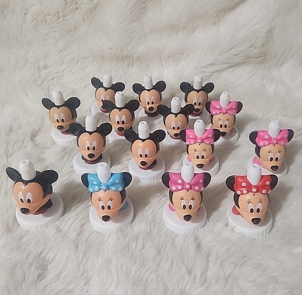 Good 2 Grow Juice Topper Lot of 15 Disney Mickey Mouse Minnie Mouse