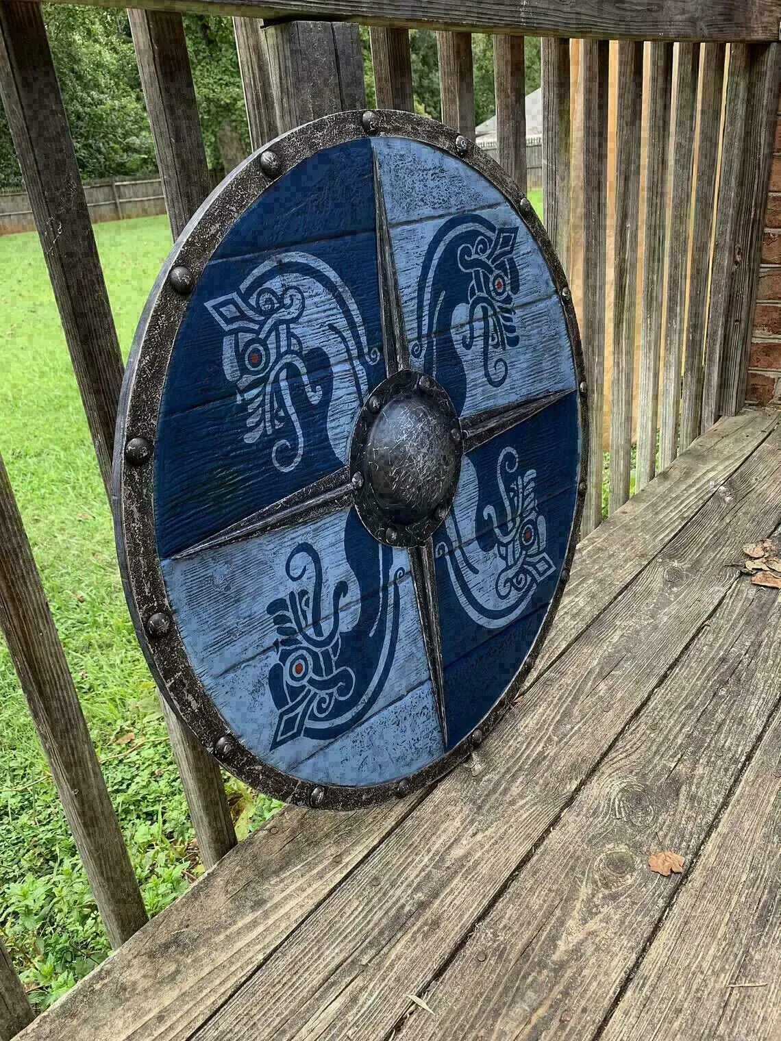 Medieval Heavy Shield Battle Ready/decorative Viking shield Wooden Shield 24\