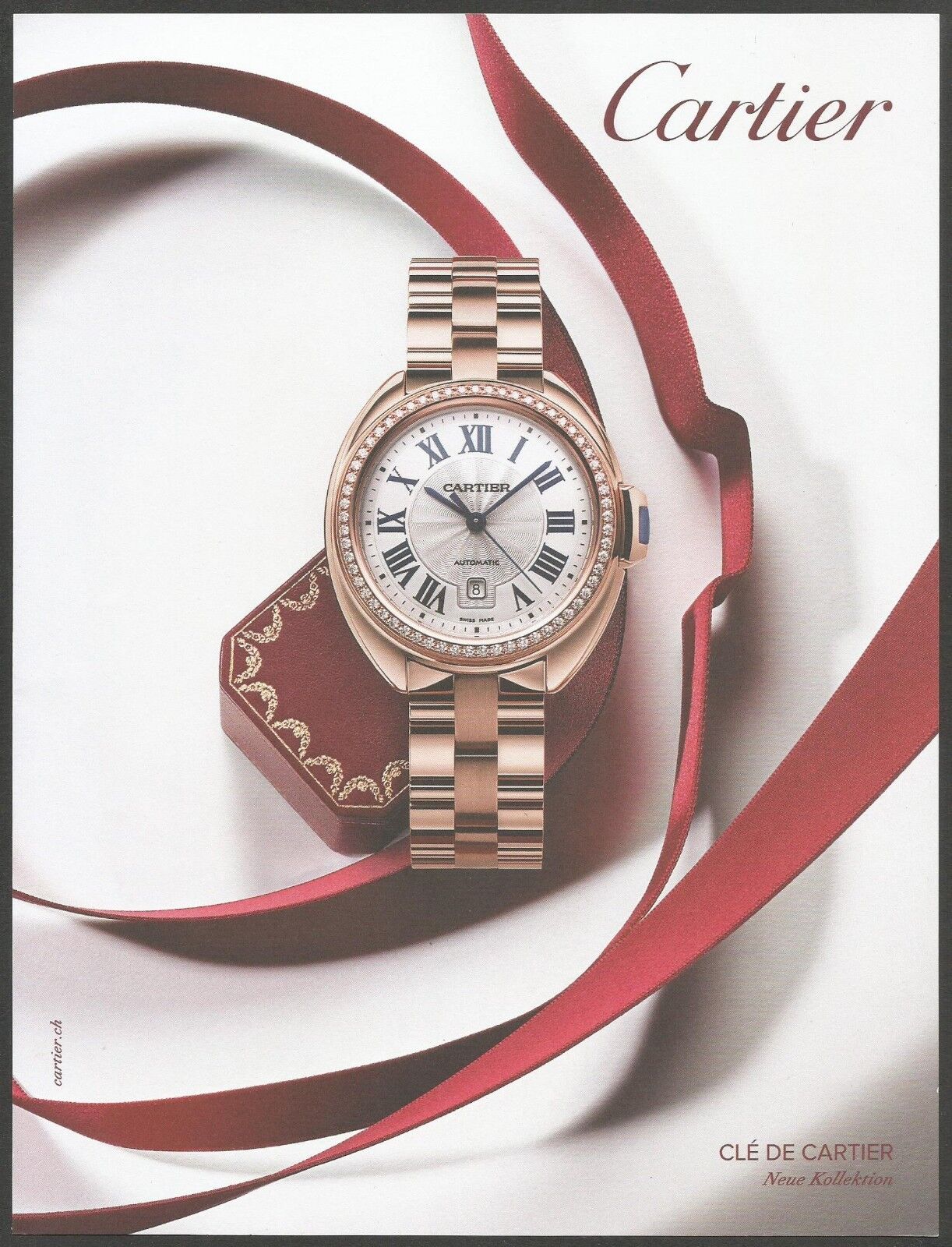 CARTIER watch  Cle\' de Cartier     Print Ad
