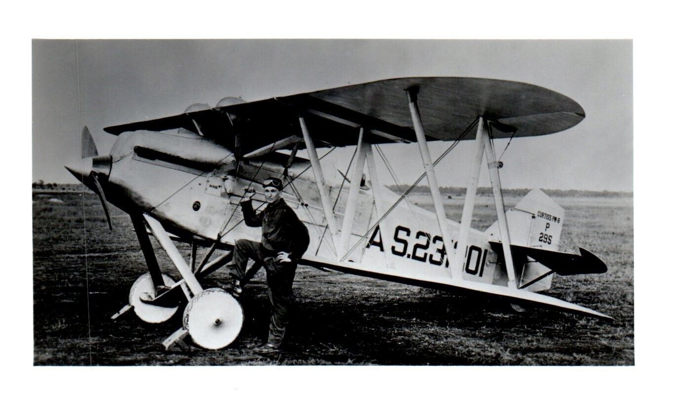 Curtiss Army Hawk Biplane Airplane Aircraft Vintage Photograph 5x3.5\