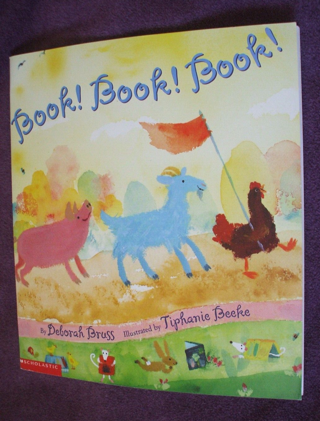 BOOK BOOK BOOK Deborah Bruss ANIMALS Library Trip CHILDREN\'S BOOK 2001
