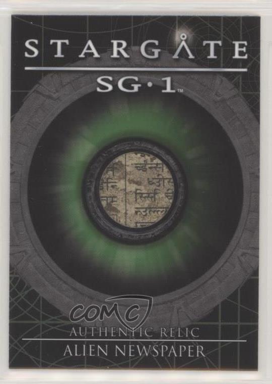 2006 Rittenhouse Stargate SG-1 Season 8 Relics 221/407 Alien Newspaper #R12 b6s