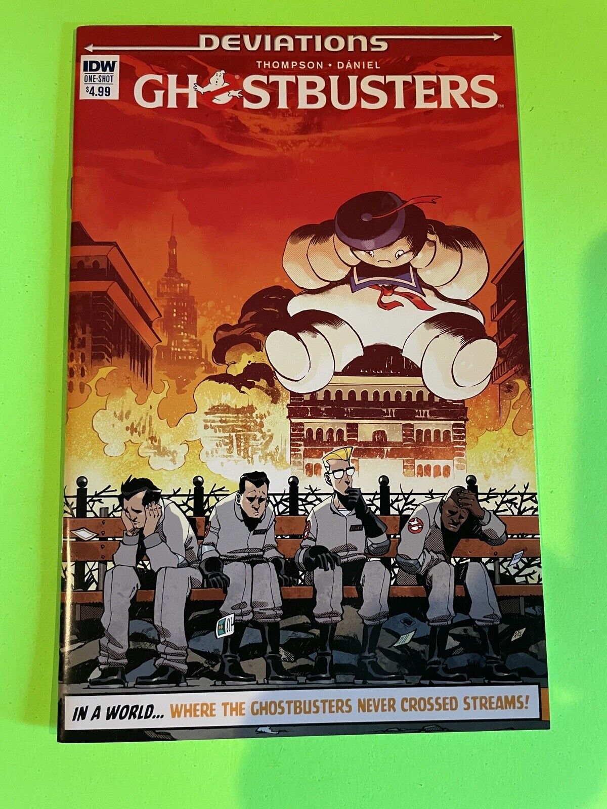 IDW Publishing Ghostbusters Deviations 1 Shot Comic Egon Ray Peter Winston Zuul
