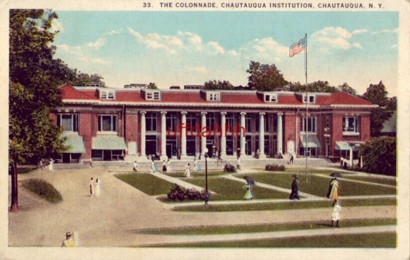 THE COLONNADE CHAUTAUQUA INSTITUTION CHAUTAUQUA, NY 1923