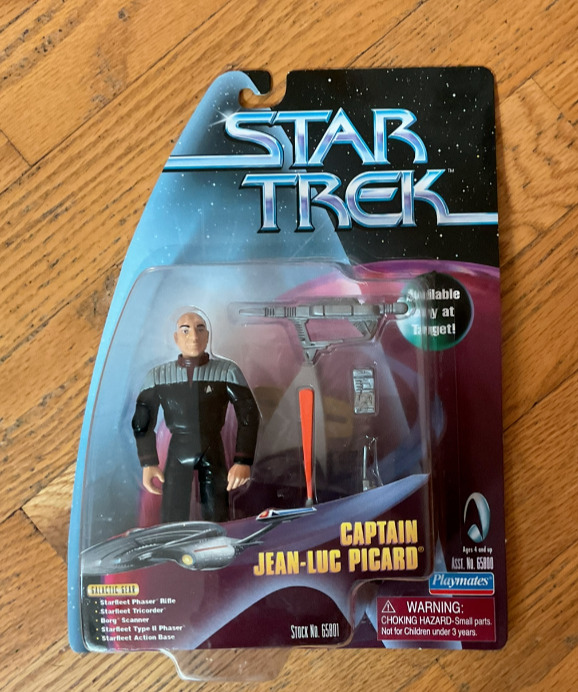 RARE CAPTAIN PICARD Target Exclusive Movie 1999 Star Trek Figurine - Original 